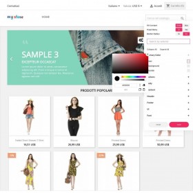 ماژول تنظیم رنگ و فونت قالب در پرستاشاپ