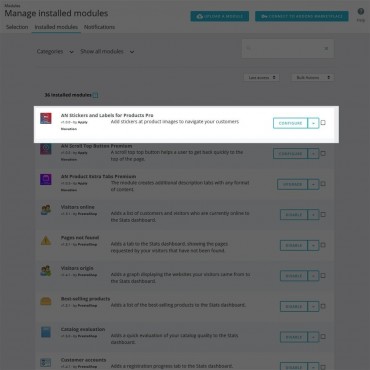 ماژول بینظیر برچسب و لیبل گذاری بر روی محصولات پرستاشاپ