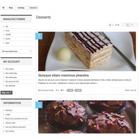 ماژول وبلاگ خیره کننده پرستاشاپ