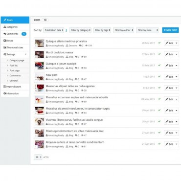 ماژول وبلاگ خیره کننده پرستاشاپ