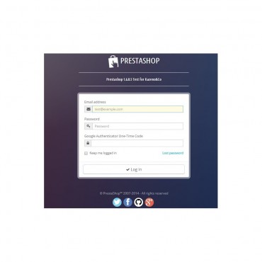 ماژول امنیتی ورود دو مرحله ای به پنل مدیریت پرستاشاپ