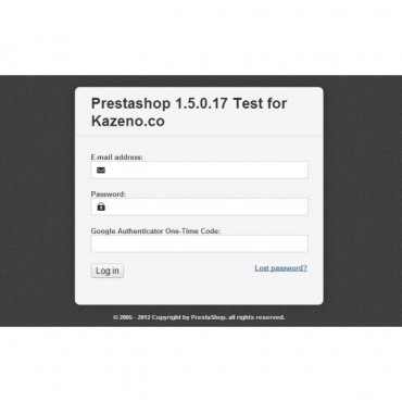 ماژول امنیتی ورود دو مرحله ای به پنل مدیریت پرستاشاپ