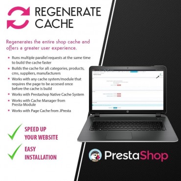 ماژول افزایش سرعت و بازتولید Cache پرستاشاپ