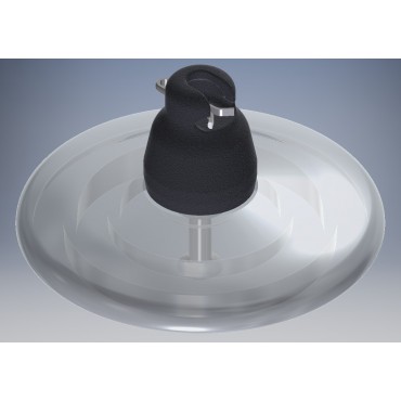 مدل CAD مقره شیشه ایی