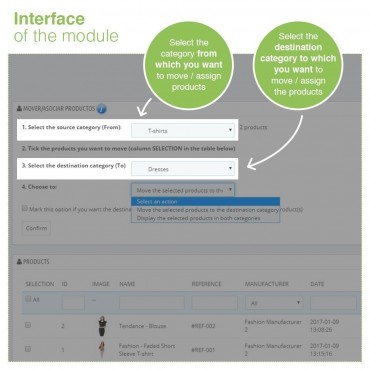 ماژول ویرایش دسته بندی و تخصیص محصولات به سایر دسته بندی های موجود در پرستاشاپ