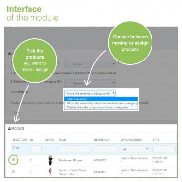 ماژول ویرایش دسته بندی و تخصیص محصولات به سایر دسته بندی های موجود در پرستاشاپ