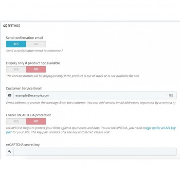 ماژول افزودن باکس تماس با ما در صفحه محصولات پرستاشاپ