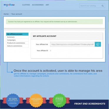 ماژول همکاری در فروش و بازاریابی پرستاشاپ