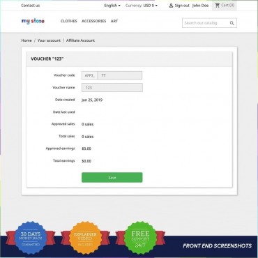 ماژول همکاری در فروش و بازاریابی پرستاشاپ