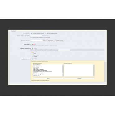 ماژول تبریک زادروز کاربران با کد تخفیف پرستاشاپ
