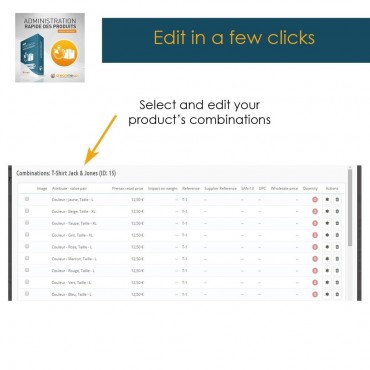 ماژول مدیریت سریع دیتابیس محصولات پرستاشاپی
