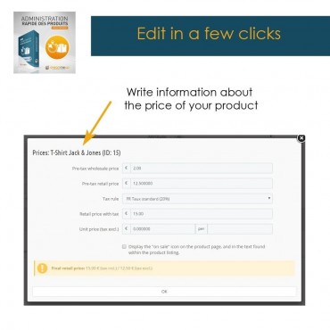 ماژول مدیریت سریع دیتابیس محصولات پرستاشاپی