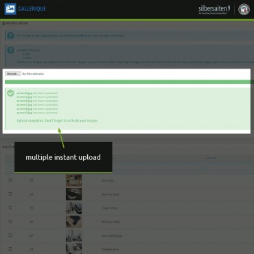 ماژول ایجاد گالری تصاویر در فروشگاه پرستاشاپی