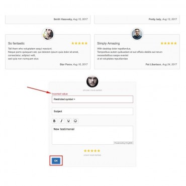 ماژول نمایش رضایت و تاییدیه مشتریان پرستاشاپ
