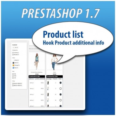 ماژول درج جدول ترکیبات در صفحه محصولات پرستاشاپ