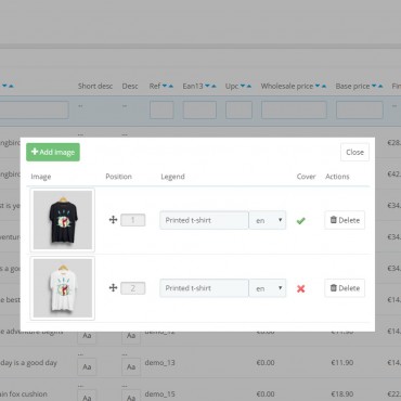 ماژول ویرایش سریع محصولات و آیتم ها در پرستاشاپ