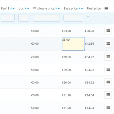 ماژول ویرایش سریع محصولات و آیتم ها در پرستاشاپ