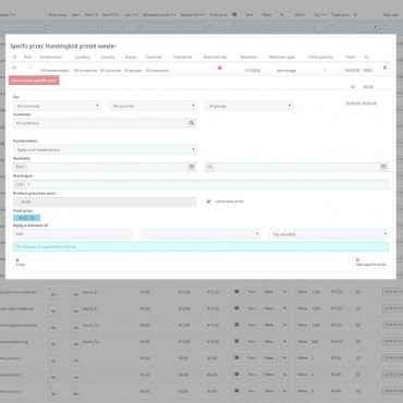 ماژول ویرایش سریع محصولات و آیتم ها در پرستاشاپ