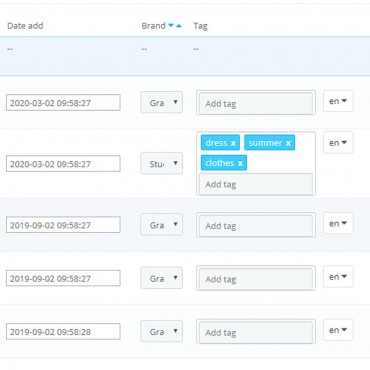 ماژول ویرایش سریع محصولات و آیتم ها در پرستاشاپ