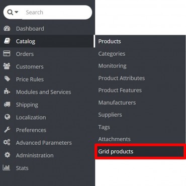 ماژول ویرایش سریع محصولات و آیتم ها در پرستاشاپ