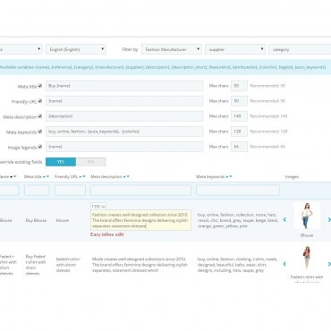 ماژول مدیریت متاتگ های پرستاشاپ