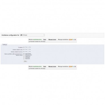 ماژول حذف سفارشات پرستاشاپ نسخه تجاری