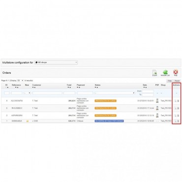 ماژول حذف سفارشات پرستاشاپ نسخه تجاری