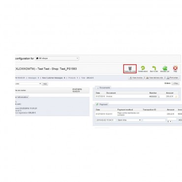 ماژول حذف سفارشات پرستاشاپ نسخه تجاری