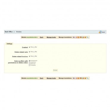 ماژول حذف سفارشات پرستاشاپ نسخه تجاری