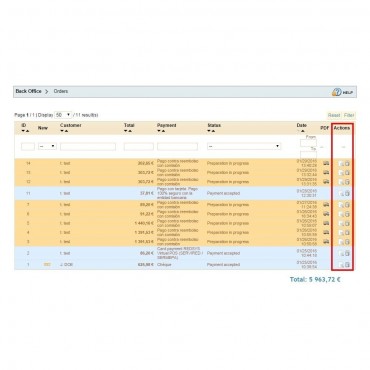 ماژول حذف سفارشات پرستاشاپ نسخه تجاری