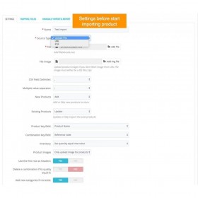 ماژول واردسازی انبوه محصولات پرستاشاپ کاری از شرکت Globo