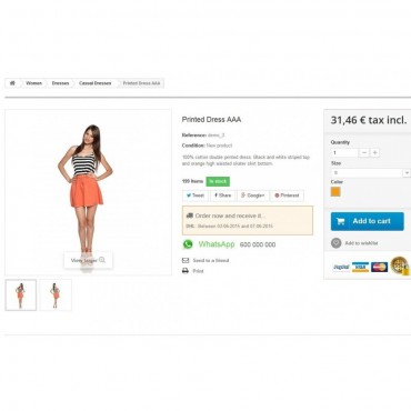 ماژول باکس ارتباط از طریق واتساپ پرستاشاپ