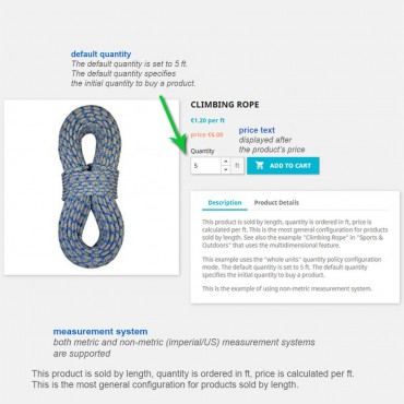 ماژول فروش محصولات بر اساس وزن و طول پرستاشاپ