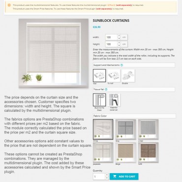 ماژول فروش محصولات بر اساس وزن و طول پرستاشاپ