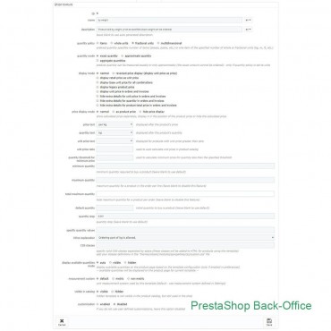 ماژول فروش محصولات بر اساس وزن و طول پرستاشاپ