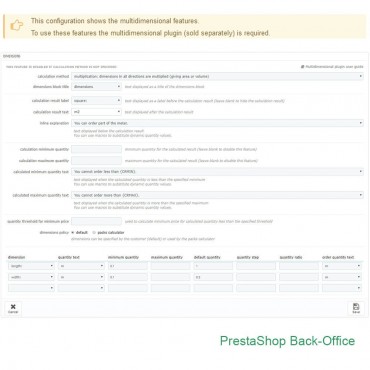 ماژول فروش محصولات بر اساس وزن و طول پرستاشاپ