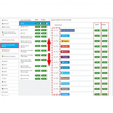 ماژول ورود و ثبت نام از طریق شبکه های اجتماعی + کد تخفیف پرستاشاپ