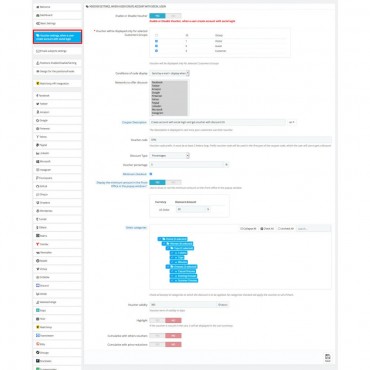 ماژول ورود و ثبت نام از طریق شبکه های اجتماعی + کد تخفیف پرستاشاپ