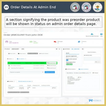 ماژول پیش سفارش رزرو و فروش بیش از موجودی پرستاشاپ