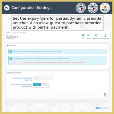 ماژول پیش سفارش رزرو و فروش بیش از موجودی پرستاشاپ