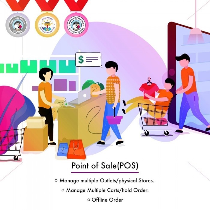 ماژول پایانه فروش پرستاشاپ - POS - Point of Sale System Module