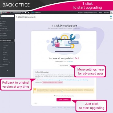 ماژول انتقال و بروزرسانی پرستاشاپ 1.7 با یک کلیک