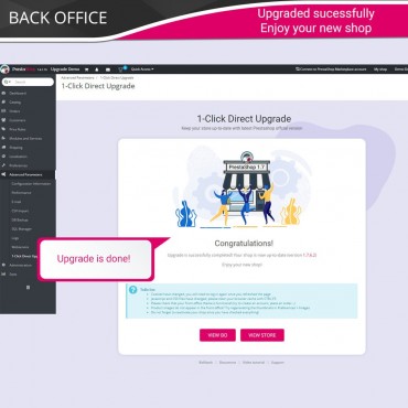 ماژول انتقال و بروزرسانی پرستاشاپ 1.7 با یک کلیک