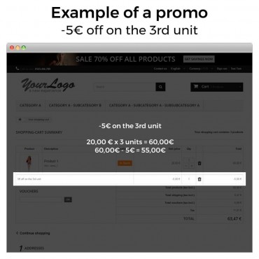 ماژول تخفیف پرستاشاپ - محصولات ویژه و تخفیف 3 در 2