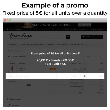 ماژول تخفیف پرستاشاپ - محصولات ویژه و تخفیف 3 در 2