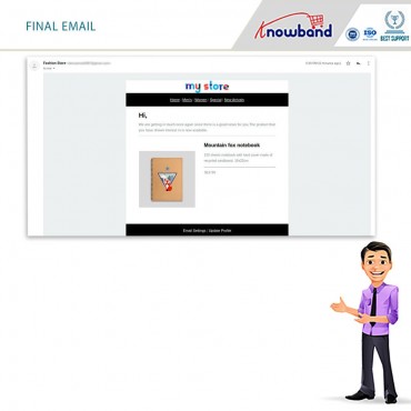 ماژول اطلاع رسانی شارژ مجدد موجودی انبار به مشتریان