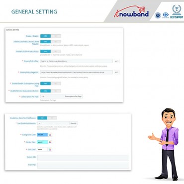 ماژول اطلاع رسانی شارژ مجدد موجودی انبار به مشتریان