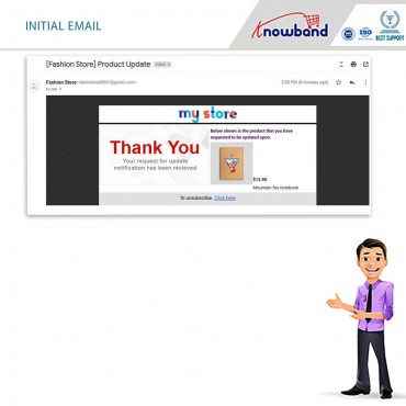 ماژول اطلاع رسانی شارژ مجدد موجودی انبار به مشتریان