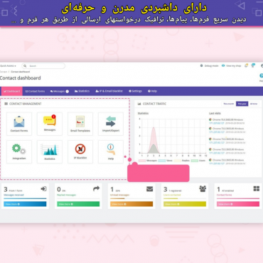 ماژول فرم ساز پرستاشاپ - فرم تماس بینهایت