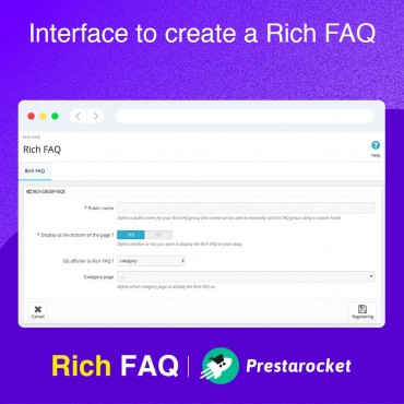 ماژول faq پرستاشاپ - ماژول سوالات متداول ساختاریافته